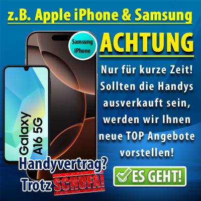 Handyvertrag ohne Schufa mit 100% Sofortzusage!